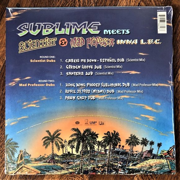Sublime Meets Scientist & Mad Professor Inna L.B.C. LP ~ RSD 2021 ~ New/Sealed! - Picture 3 of 3